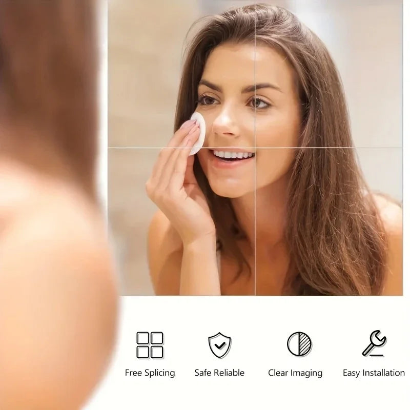 Lume 4pc Shatterproof Mirror